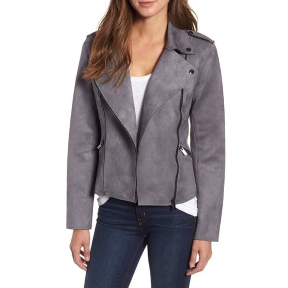 Kut From The Cloth Suede Scuba Jacket Petite